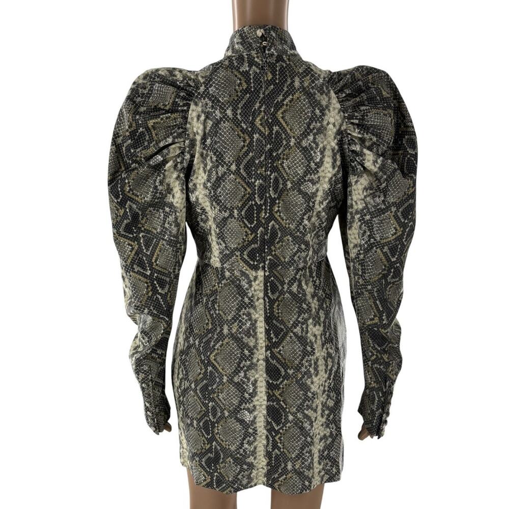 Rotate Birger Christensen Python Snake Print Kim … - image 8